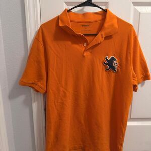 Express Men's Orange Polo-shirts